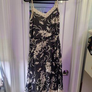 Flower and Polka Dot Dress